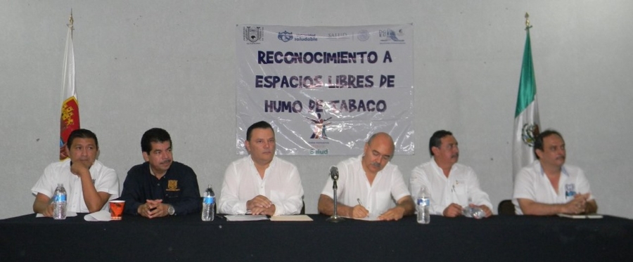 Certifican como Espacios Libres de Humo de Tabaco a Facultades y Centro de la UNACH, Campus IV en Tapachula