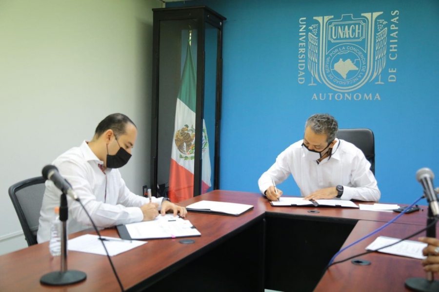 Suscribe UNACH acuerdo de trabajo con el Secretariado Ejecutivo del Sistema Estatal de Seguridad Pública
