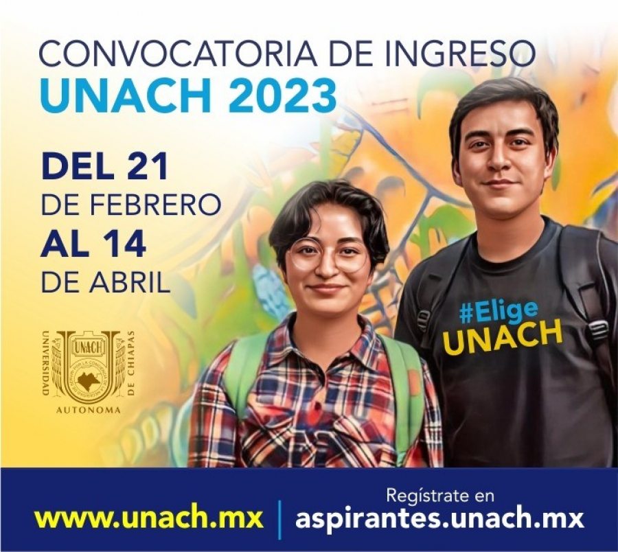 Abierta convocatoria para las carreras presenciales de la UNACH