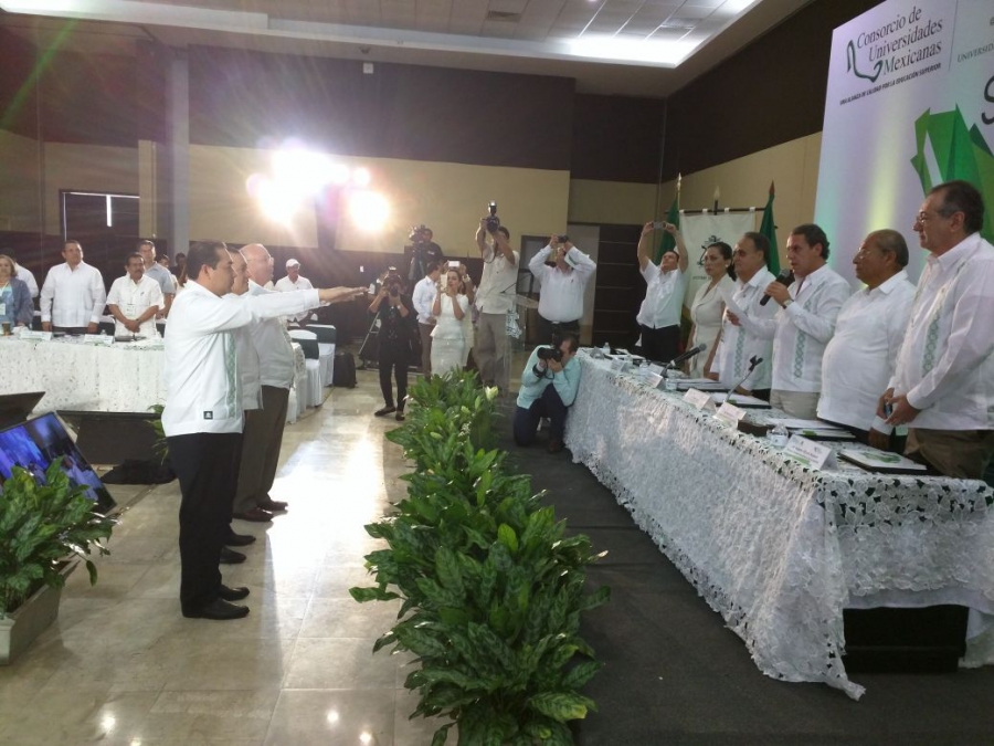 Respalda UNACH la elección de Javier Saldaña Almazán como nuevo presidente del CUMEX