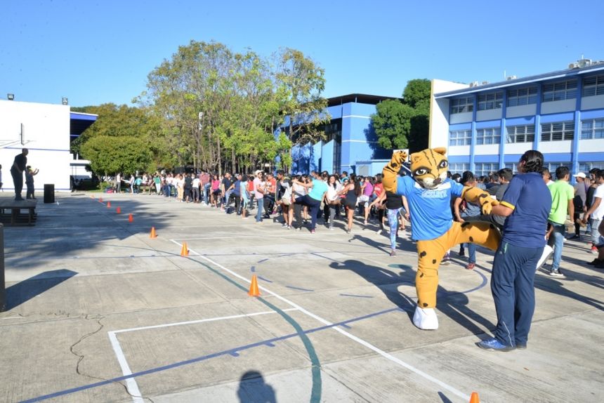 En Tapachula Participan 600 jóvenes de la UNACH en activación física