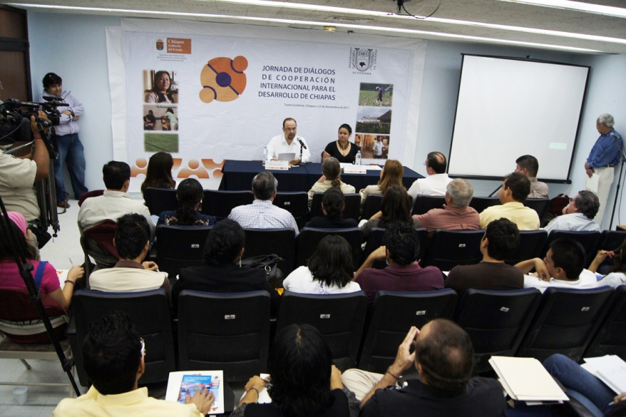 Inicia en la UNACH la Jornada  de Diálogos de Cooperación Internacional para el Desarrollo de Chiapas