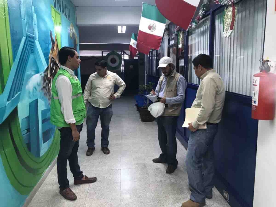 Supervisan directivos de la UNACH instalaciones de la institución en distintos municipios del estado