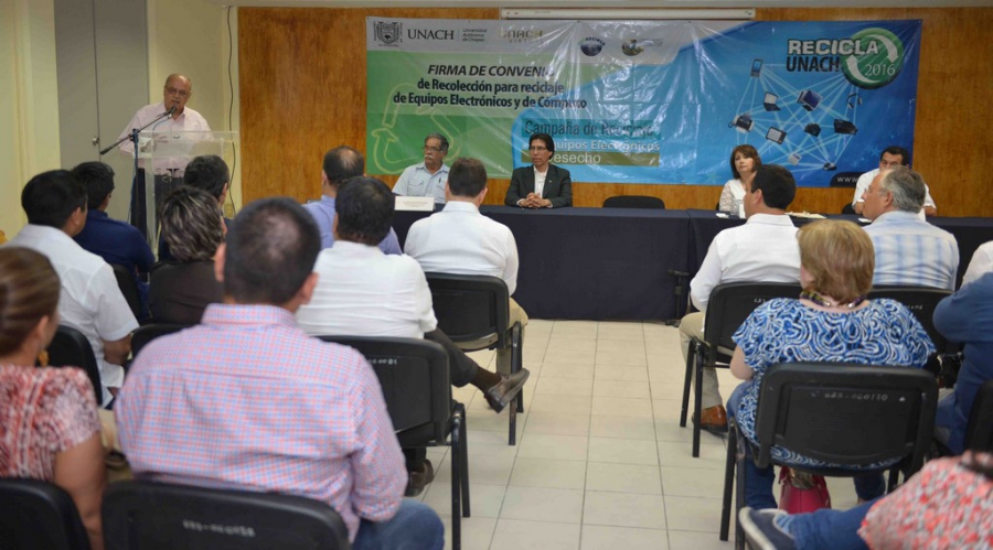  Recolecta UNACH  12 toneladas de residuos tecnológicos