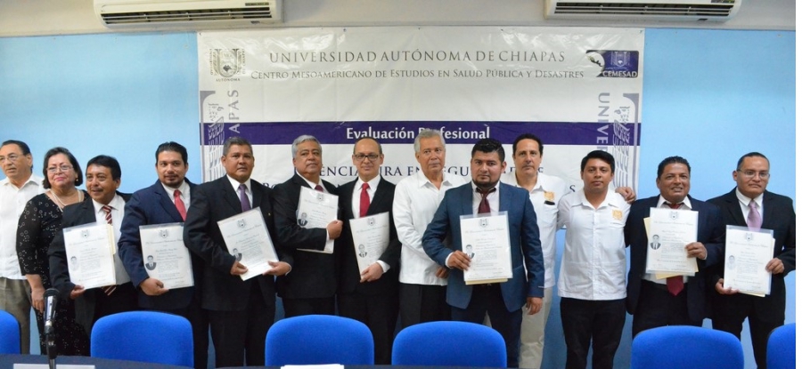 Egresan de la UNACH profesionales en Seguridad de Poblaciones Humanas ante Desastres