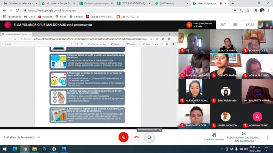 Inicia UNACH Virtual cursos de inglés en la modalidad a distancia