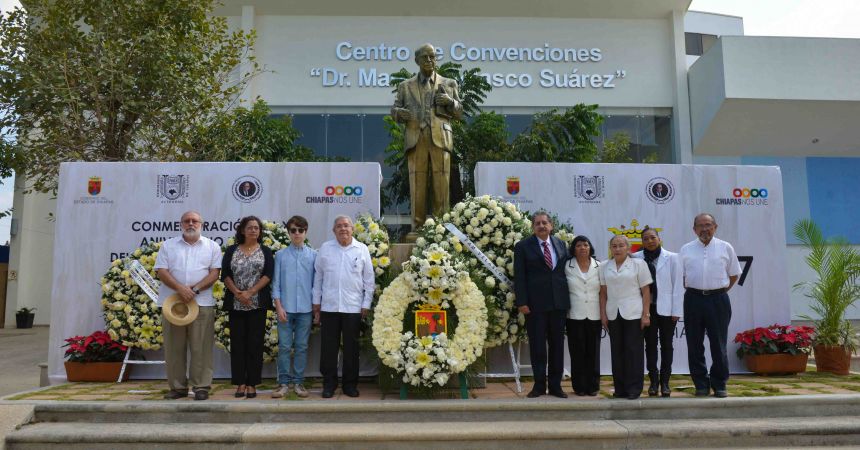 Conmemora UNACH el XVI Aniversario Luctuoso de su fundador el Doctor Manuel Velasco Suárez
