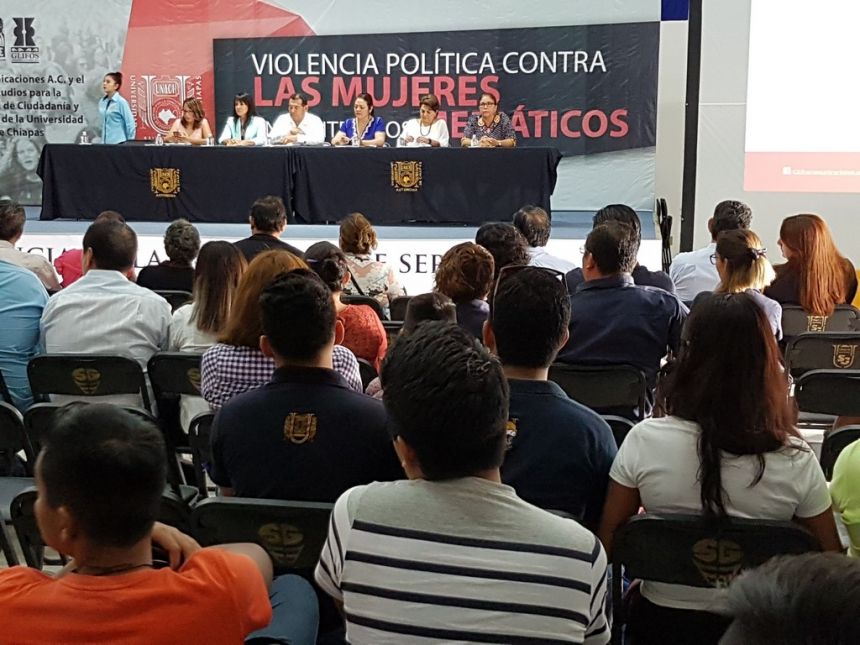 Presentan en la UNACH estudio sobre Violencia Política contra las Mujeres en Contenidos Mediáticos