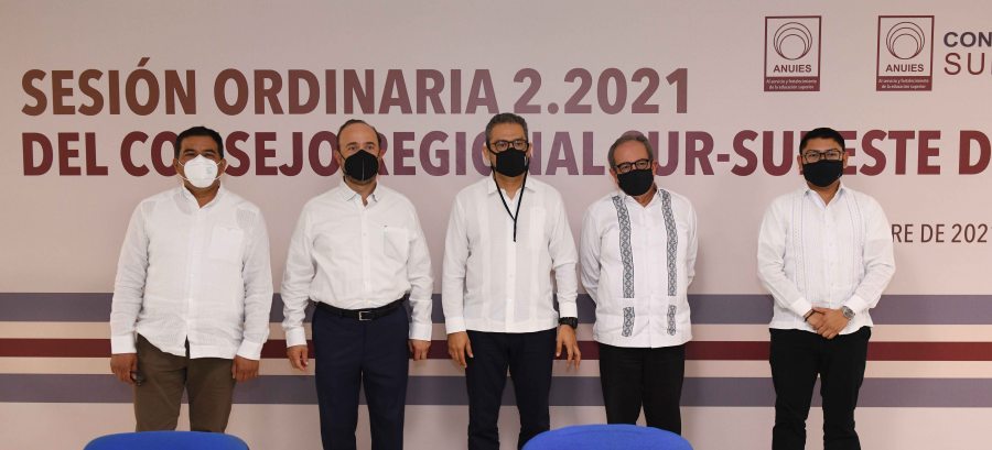 Sesiona el Consejo Regional Sur-Sureste de la ANUIES desde la UNACH