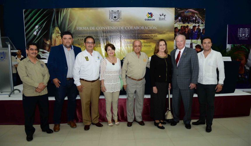 Unen esfuerzos UNACH, COBACH y la Fundación Kyäni Caring Hands en favor de la educación superior de los jóvenes indígenas