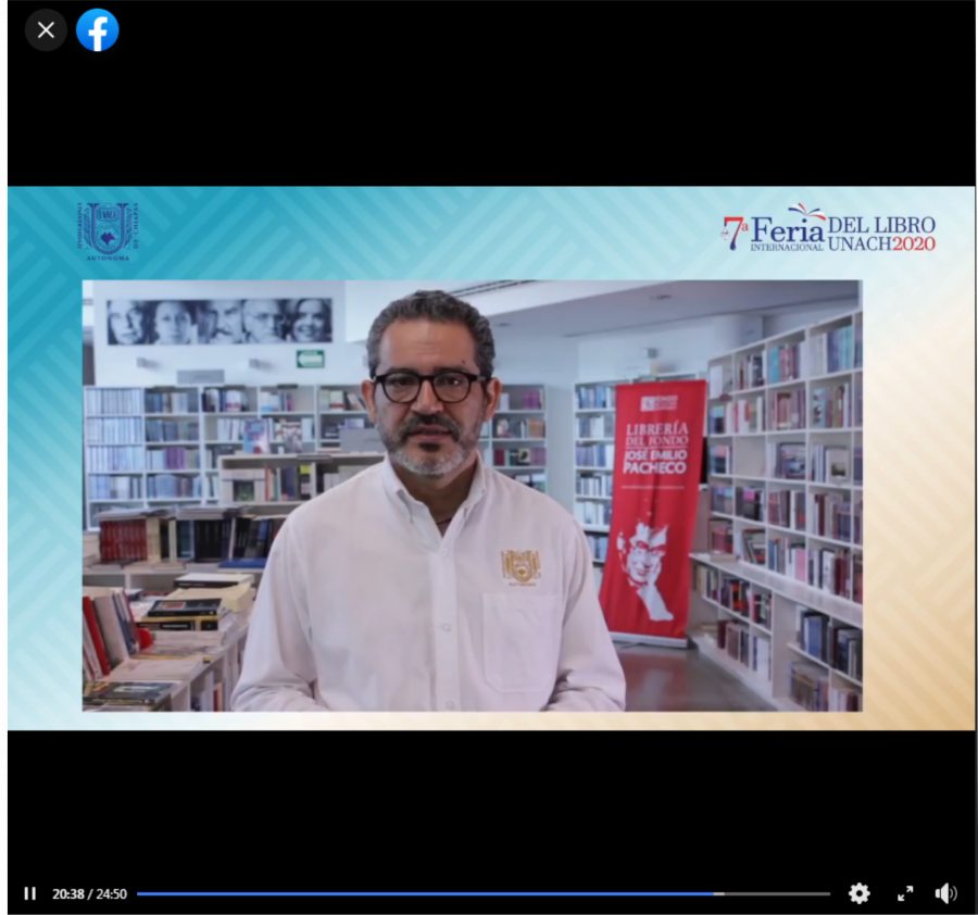 Inicia Séptima Feria Internacional del Libro UNACH 2020