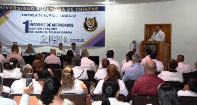 Rinde su primer Informe de Actividades el director de la Escuela de Humanidades Campus IV Tapachula de la UNACH