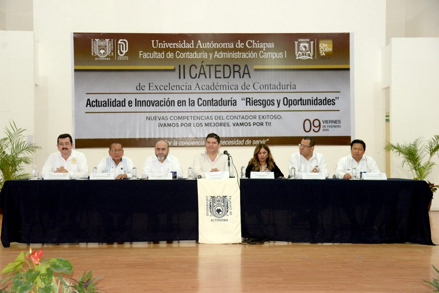 Imparten  la ll Cátedra de Excelencia Académica de Contaduría en la UNACH