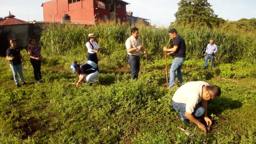En el Campus IV Personal de la UNACH realizó acciones de reforestación en Tapachula