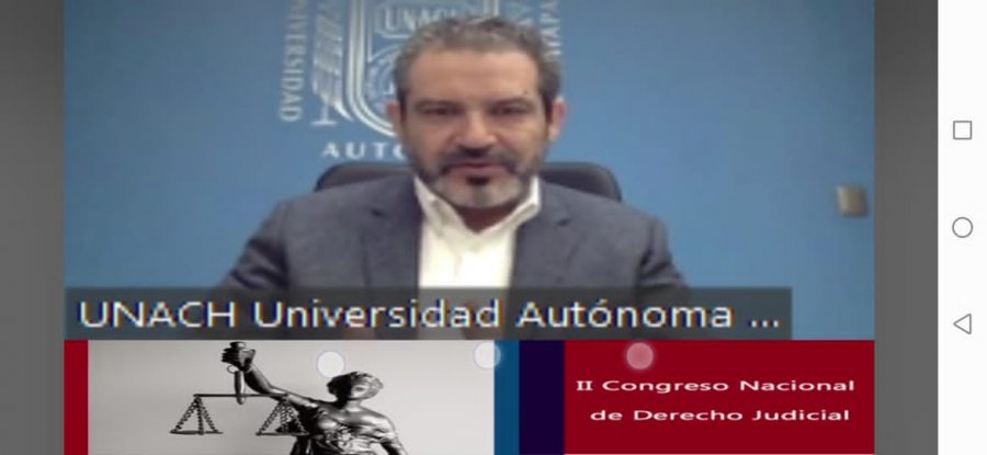 Realiza UNACH Segundo Congreso Nacional de Derecho Judicial