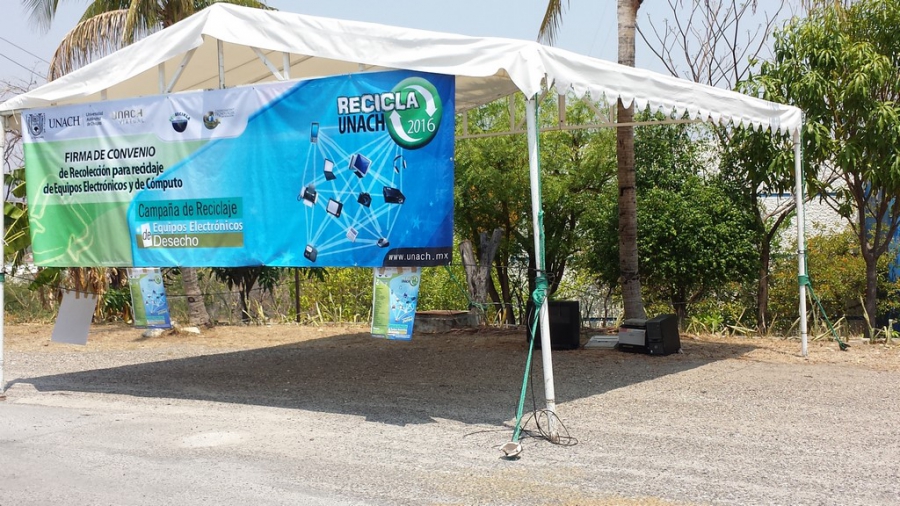 Inicia UNACH la Campaña de Reciclaje de Equipos Electrónicos de Desecho