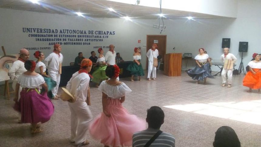 En la UNACH Se inauguran las actividades de la Cartelera Cultural Universitaria del Campus IV
