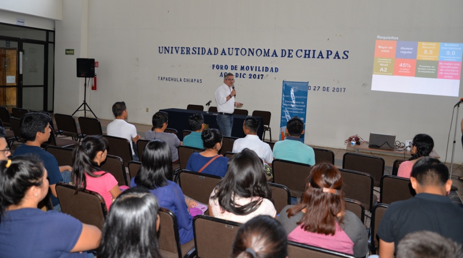  Promueve UNACH la movilidad académica nacional e internacional
