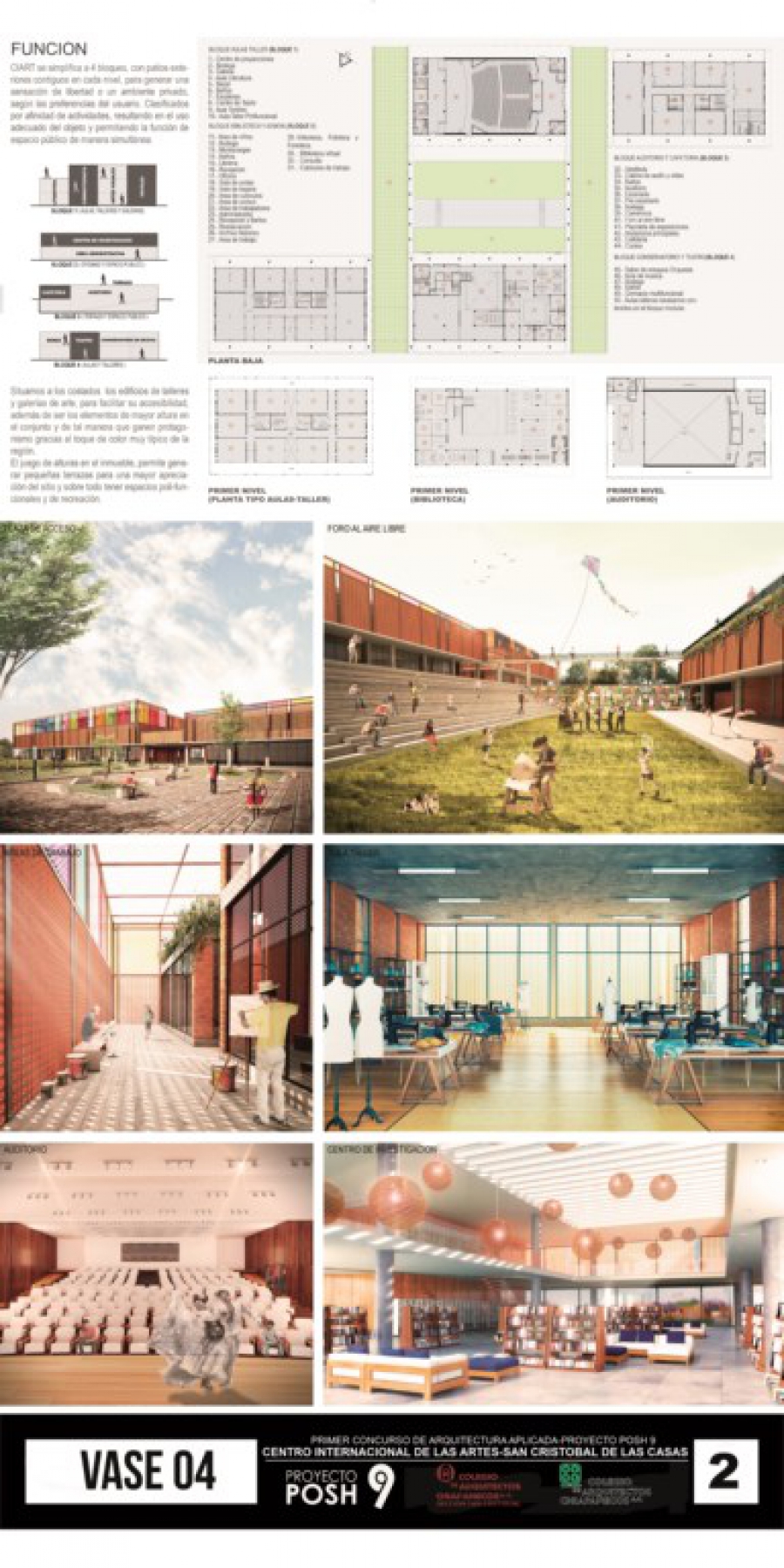 Alumnos y egresados de la UNACH son finalistas en Primer Concurso Internacional de Arquitectura Aplicada