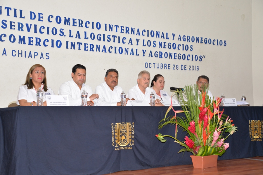 Realiza UNACH el 4° Foro Estudiantil de Comercio Internacional y Agronegocios