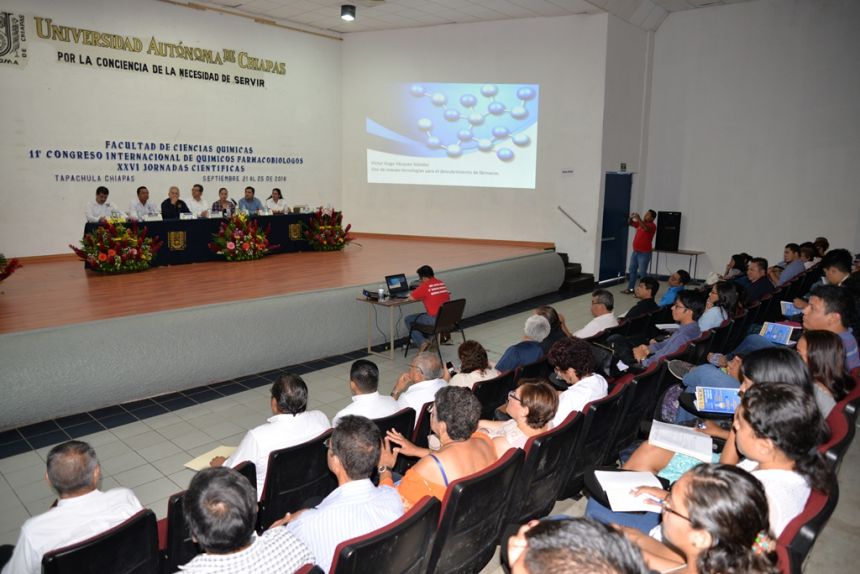 En el Campus IV Realiza UNACH el 11 Congreso Internacional de Químicos Farmacobiólogos