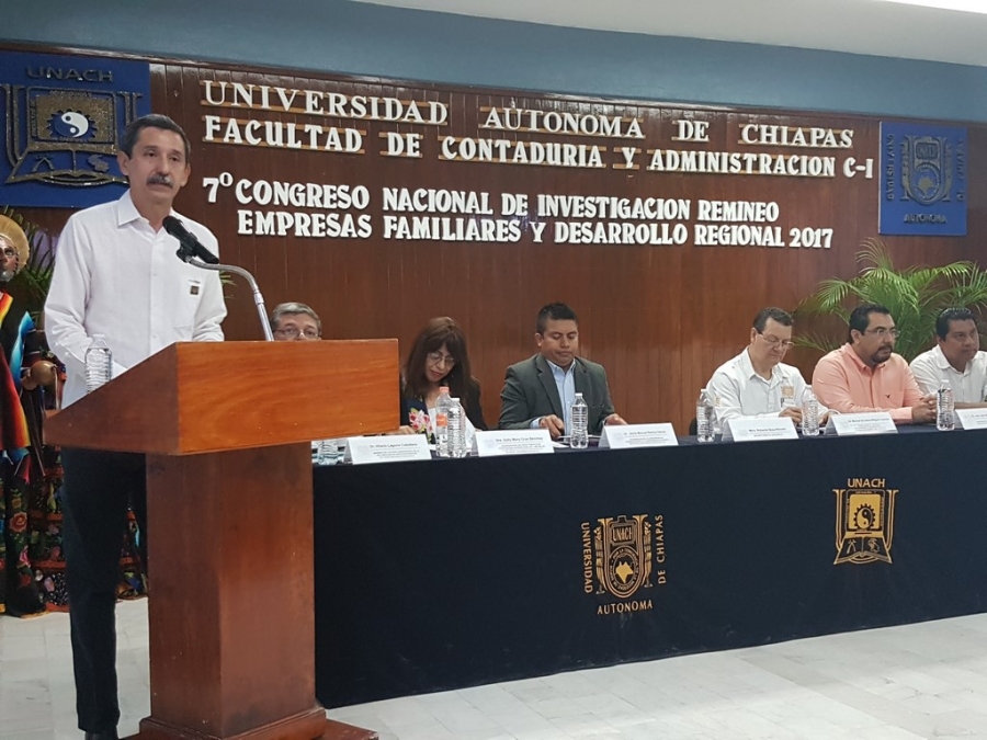 Se realiza con éxito el 7° Congreso Nacional de Investigación UNACH-UAM Empresas Familiares y Desarrollo Regional.