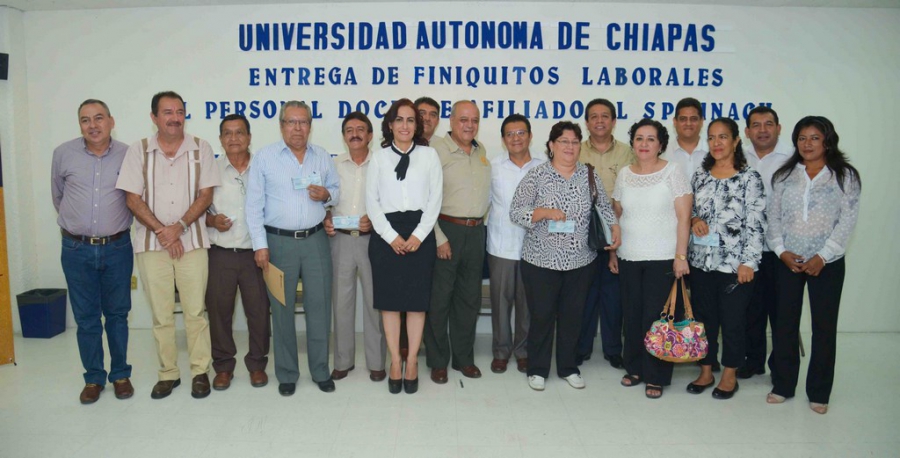 Solventa UNACH el pago de finiquitos a jubilados del Sindicato del Personal Académico