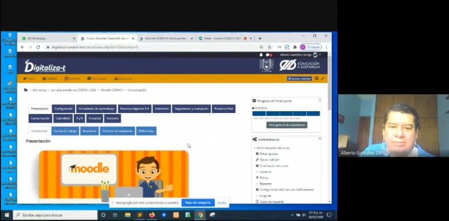Capacita UNACH Virtual a docentes del COBACH sobre competencias digitales educativas