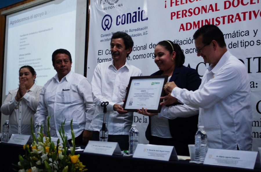 Certifican a nivel nacional la licenciatura en Sistemas Computacionales que oferta la UNACH