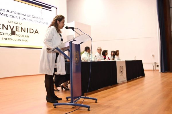 Dan bienvenida a la UNACH a estudiantes del curso de inducción de la Facultad de Medicina Humana