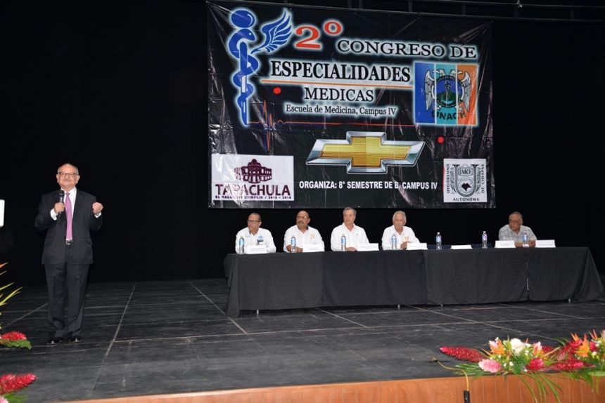 Realiza UNACH el 2do. Congreso de Especialidades Médicas