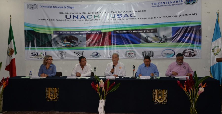 Celebran reunión pares académicos de la UNACH Campus IV y USAC-CUSAM