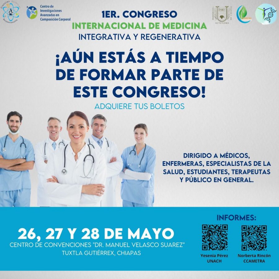Organiza UNACH Congreso de Internacional de Medicina Integrativa y Regenerativa