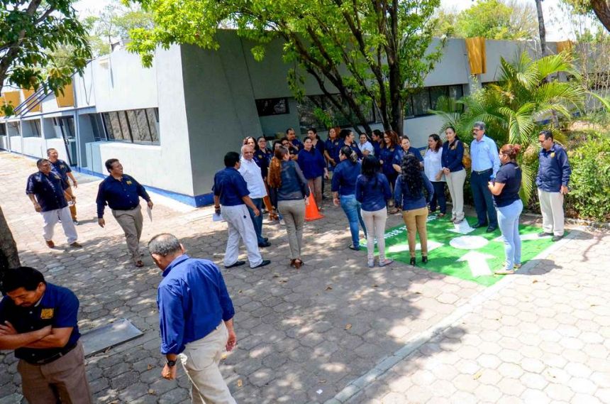 Participan alrededor de 27 mil miembros de la comunidad UNACH en el Mega Simulacro de Protección Civil