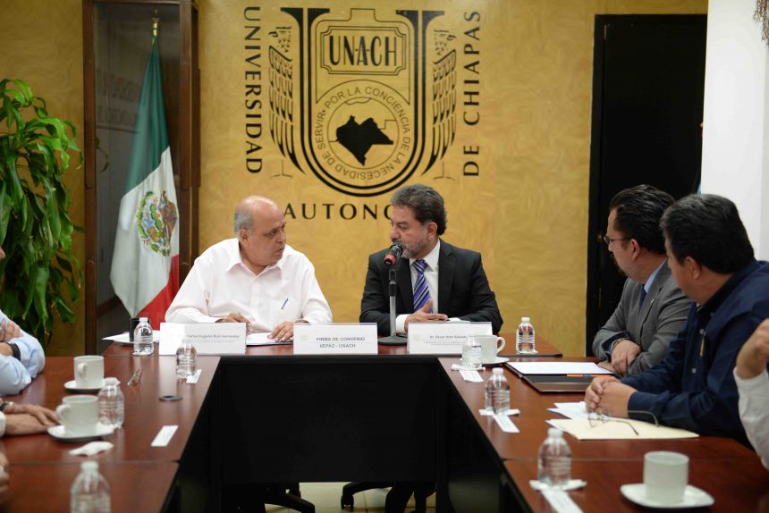 Acuerdan UNACH y el Instituto de Investigación y Estudios para la Paz promover acciones que favorezcan la armonía social
