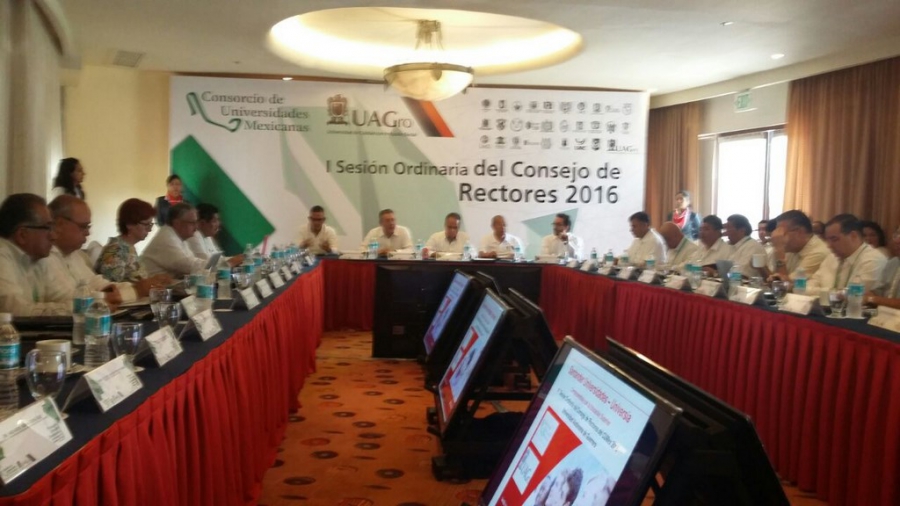  Participa Rector de la UNACH, Carlos Eugenio Ruiz Hernández en la Sesión Ordinaria del Consejo de Rectores del CUMEX