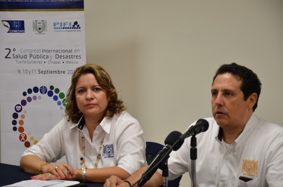 Anuncia UNACH el  2º. Congreso Internacional  en Salud Pública y Desastres