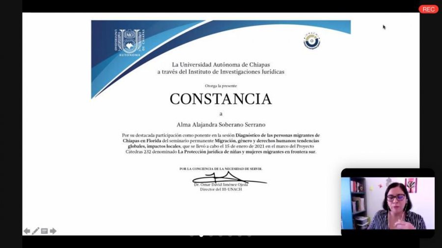 Desarrolla UNACH el Seminario Permanente Migración, Género y Derechos Humanos