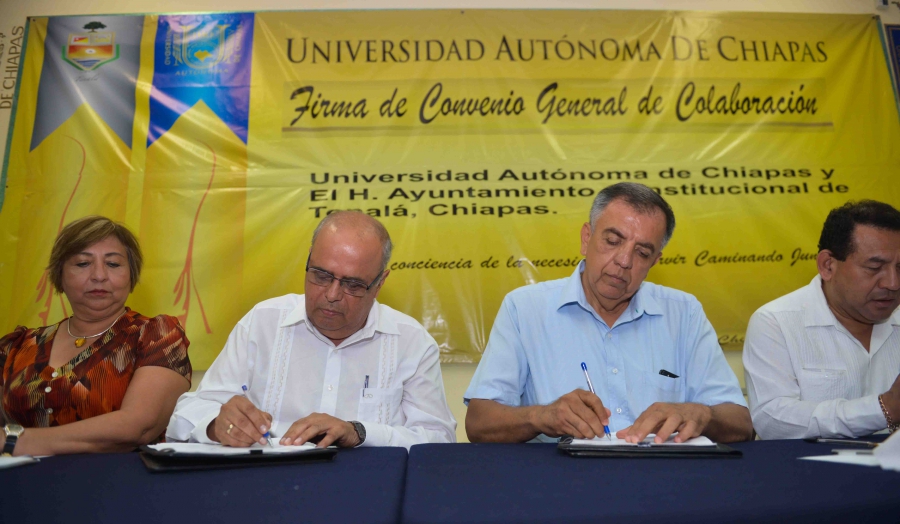 Firman UNACH y Ayuntamiento de Tonalá acuerdo para impulsar el desarrollo de la región