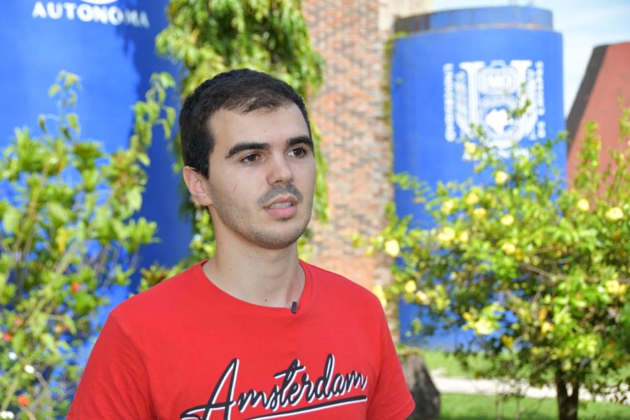 En el Campus IV Alumno de Portugal realiza Movilidad Académica en la UNACH