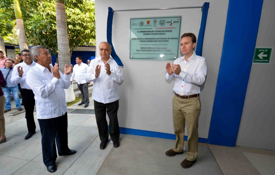 Más de 5 mil alumnos de la UNACH han sido beneficiados con nueva infraestructura en distintos Campus del estado