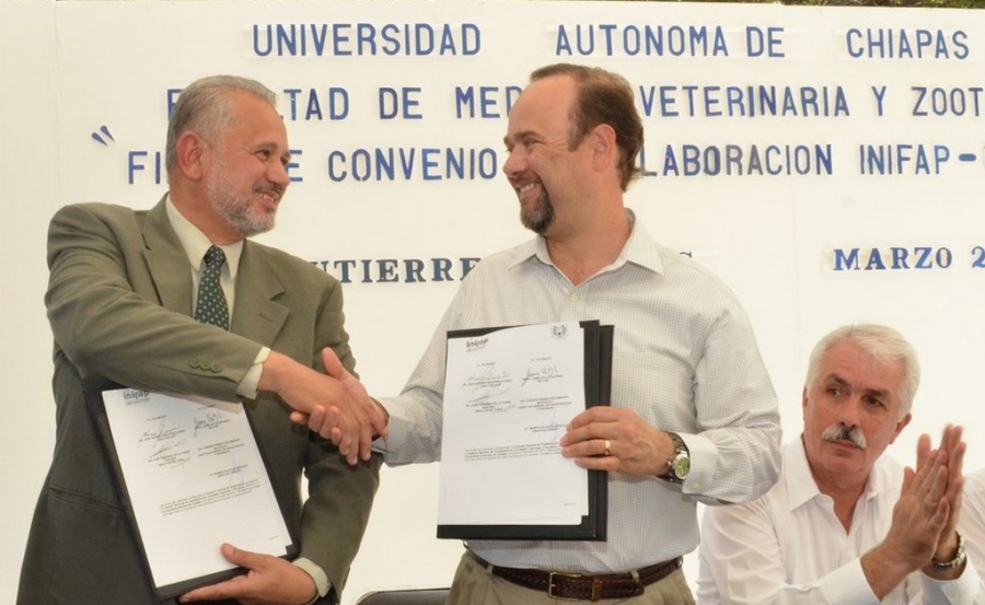 Acuerdan UNACH e INIFAP desarrollar proyectos de investigación en materia agropecuaria y forestal