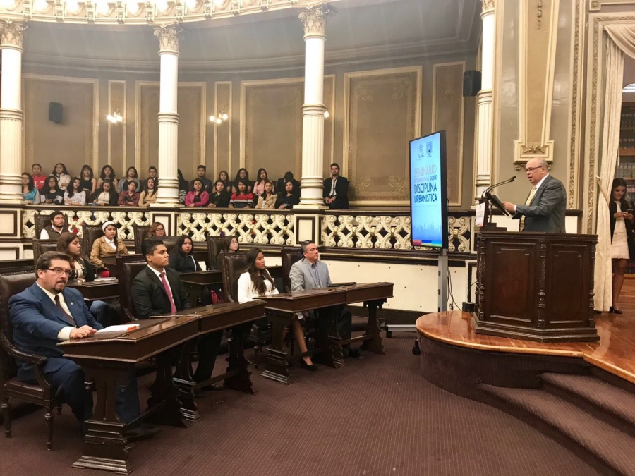 Organizan UNACH y el Congreso del estado de Puebla el Seminario Internacional sobre Disciplina Urbanística
