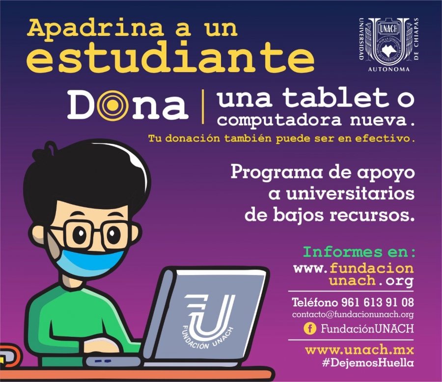 Donan 200 tablets digitales para estudiantes de la UNACH