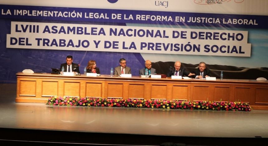Dicta académico de la UNACH ponencia la LVIII Asamblea Nacional de Derecho del Trabajo y de la Previsión Social