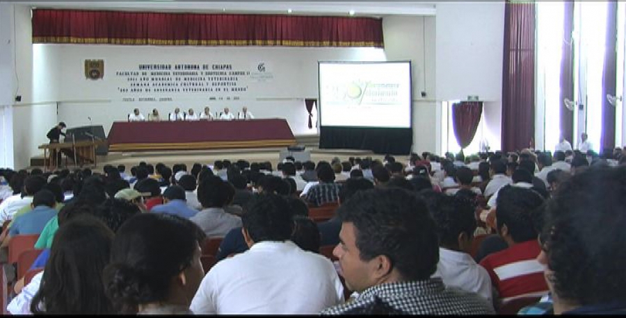 Inicia semana académica cultural y deportiva en la facultad de veterinaria de la UNACH  