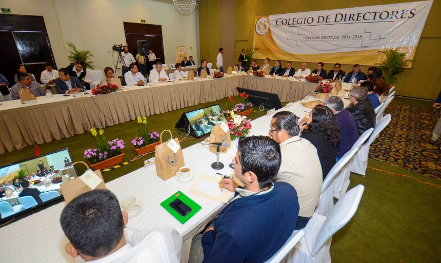 Se reúnen integrantes del Colegio de Directores de la UNACH