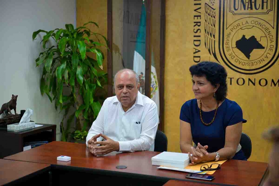 Destaca el rector de la UNACH, Carlos Eugenio Ruiz Hernández, el trabajo de docentes y alumnos en materia del Servicio Social Comunitario