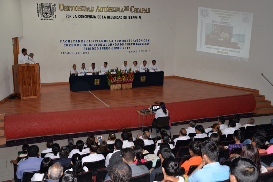 Inicia en la UNACH Curso de Inducción a alumnos de nuevo ingreso