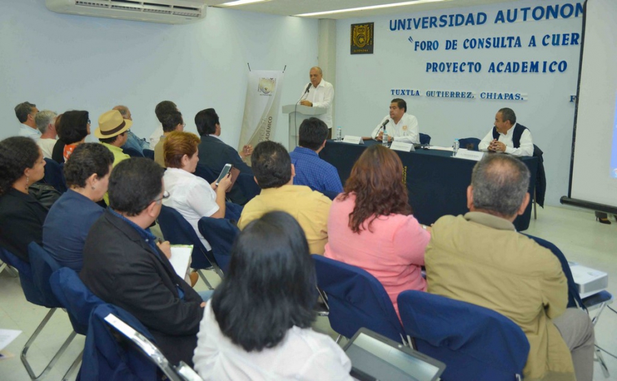 Se suman Cuerpos Académicos de la UNACH al proceso para la conformación del Proyecto Académico 2014-2018